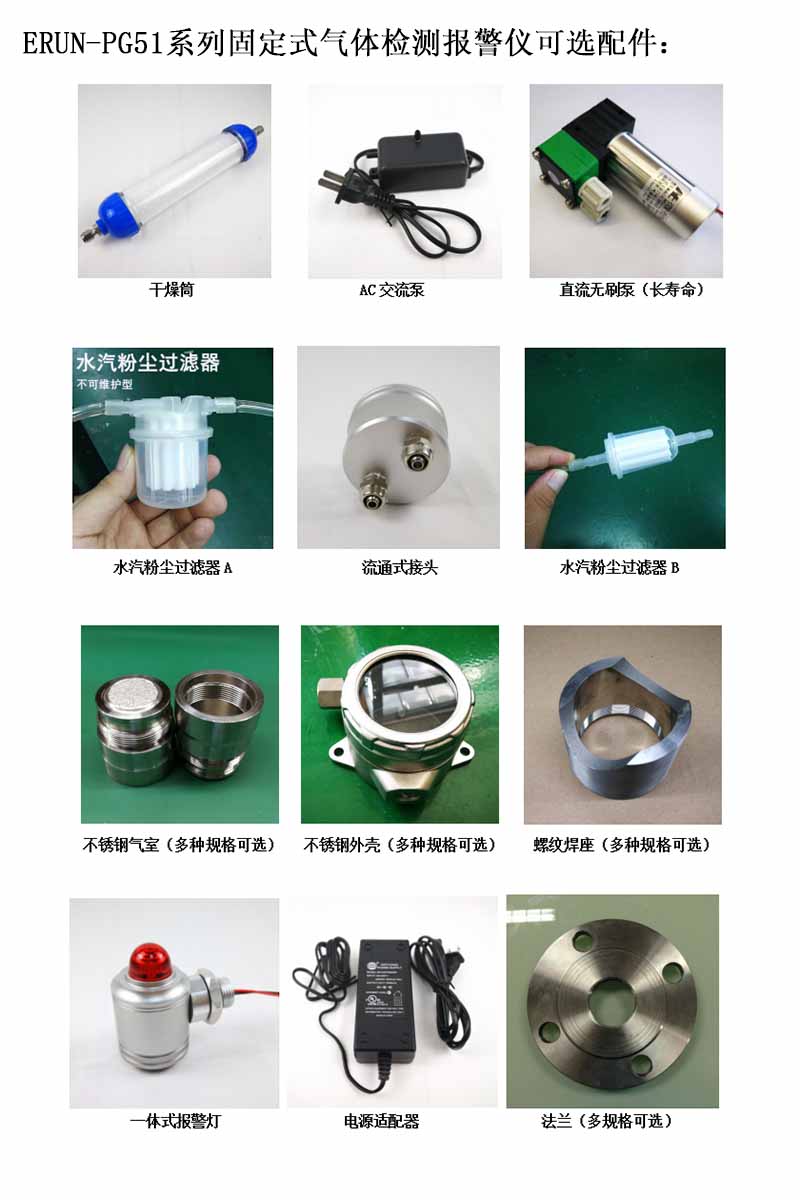 固定在線式三氯氧磷(磷酰三氯)氣體檢測報(bào)警儀可選配件